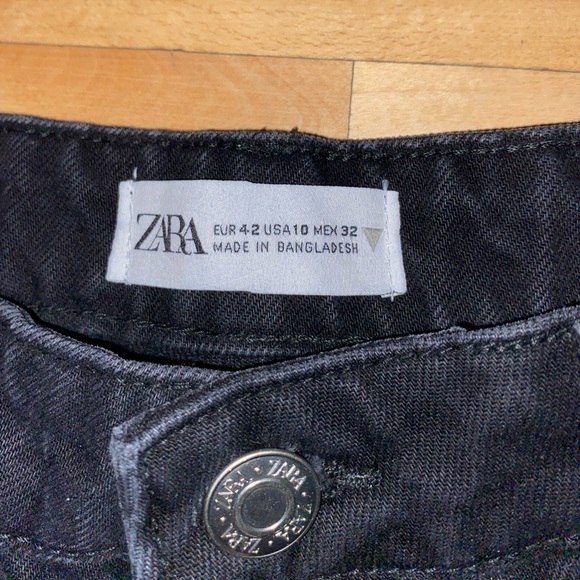 Zara black mom fit jeans - Picture 6 of 6
